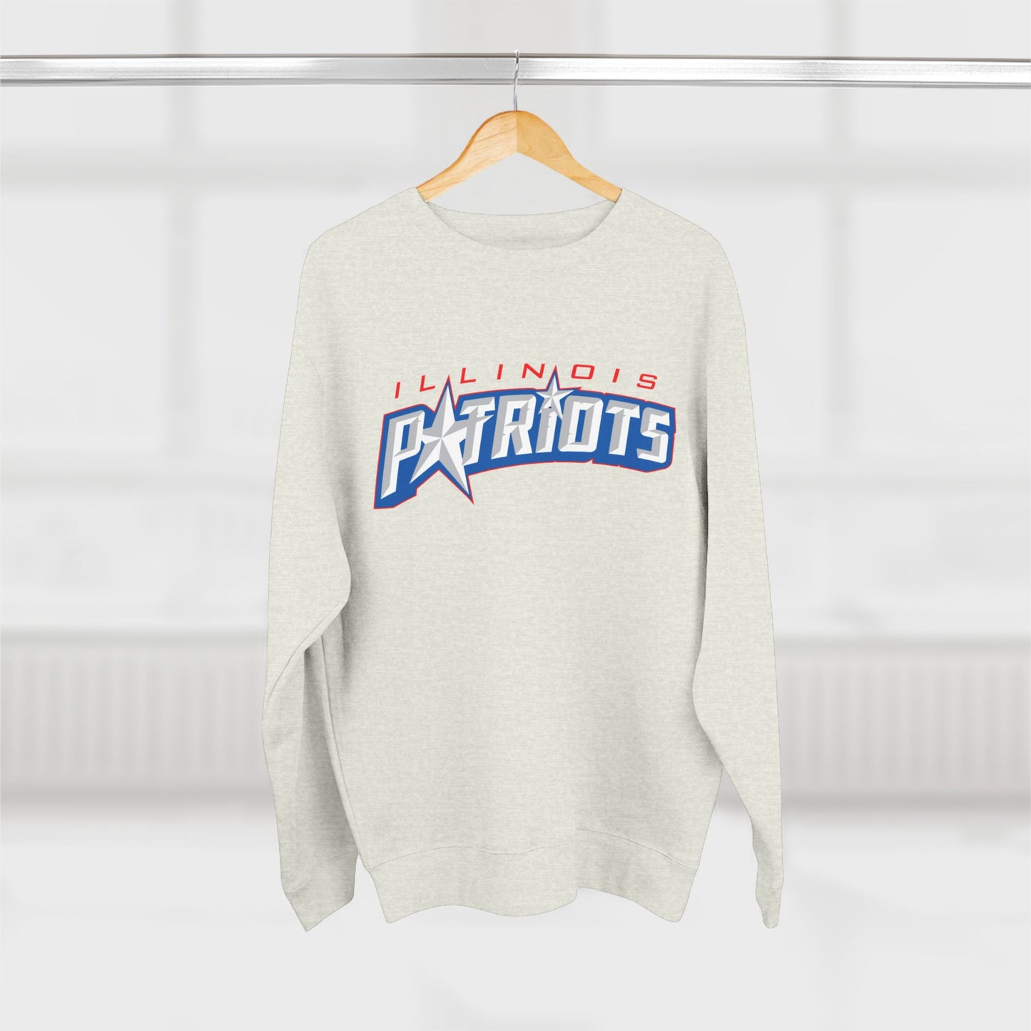 Customizable Patriots Team Logo Sweatshirt — Add Player Name & Number