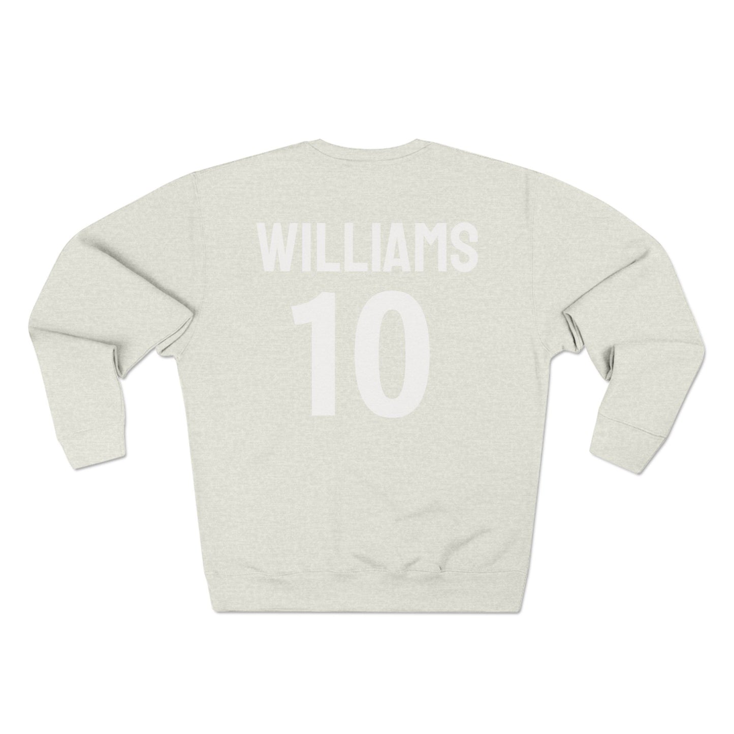 Customizable Patriots Team Logo Sweatshirt — Add Player Name & Number