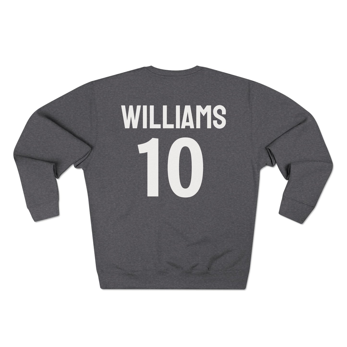 Customizable Patriots Team Logo Sweatshirt — Add Player Name & Number