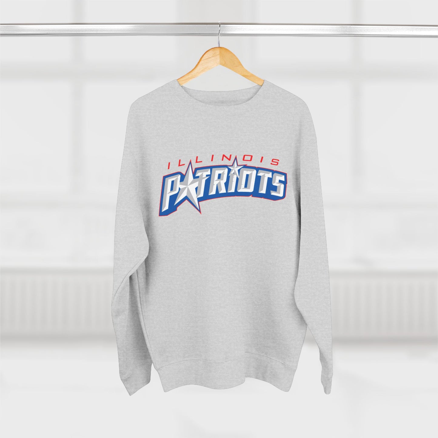 Customizable Patriots Team Logo Sweatshirt — Add Player Name & Number