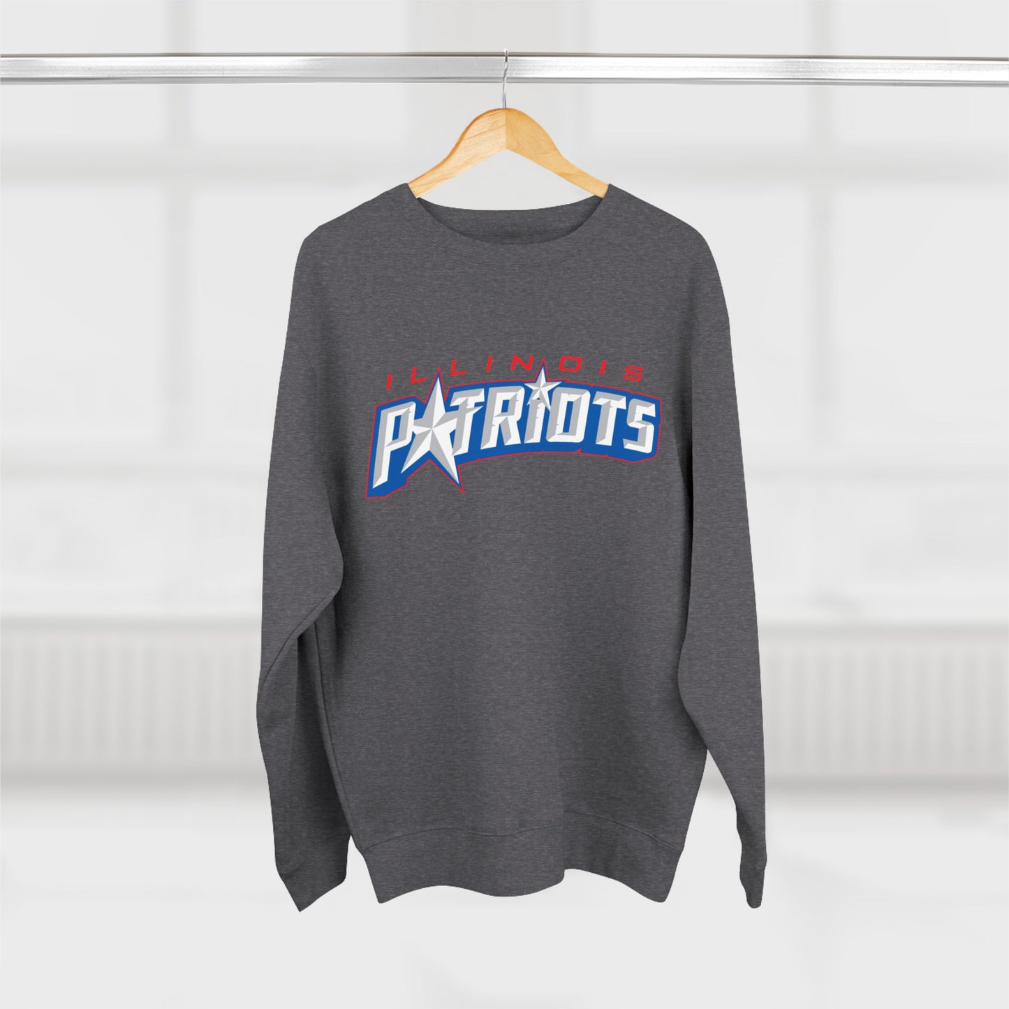 Customizable Patriots Team Logo Sweatshirt — Add Player Name & Number