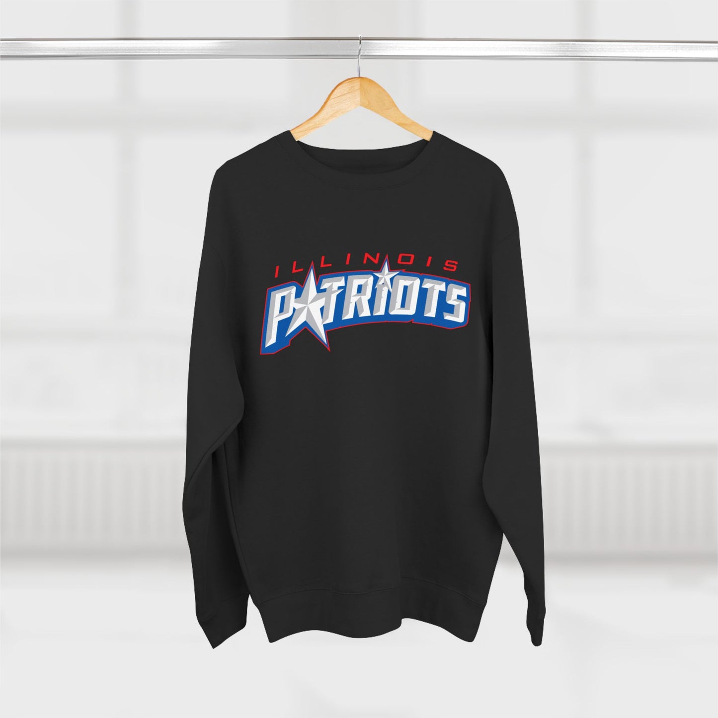 Customizable Patriots Team Logo Sweatshirt — Add Player Name & Number